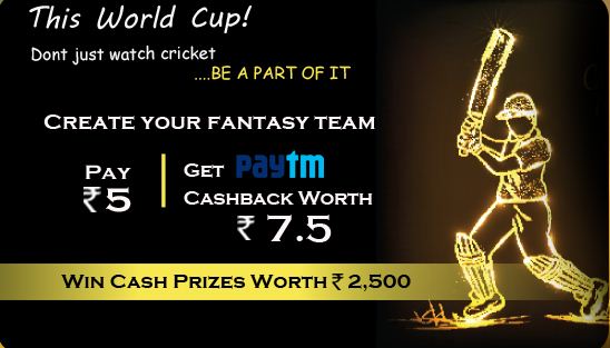 India Desire : Not 5 Ka 10 offer Its 5 ka 7.5 offer: Paytm Leagueguru offer- Live Again